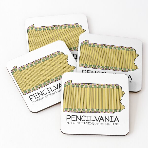 Item preview, Pencil Pennsylvania pun designed and sold by fiberandgloss.