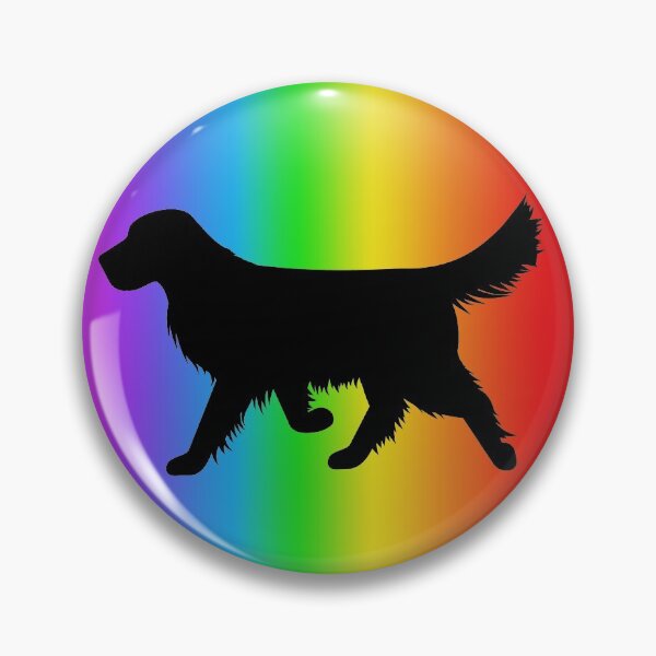 Item preview, golden retriever dog lover rainbow silhouette gifts designed and sold by alaechamlal.