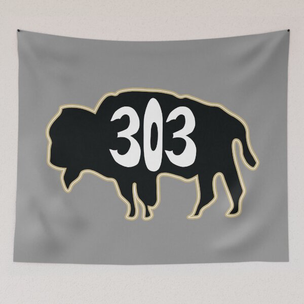 Item preview, Hand Drawn Colorado Buffalo 303 Area Code designed and sold by itsrturn.