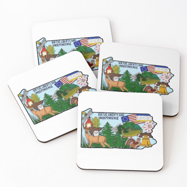 Item preview, Pennsylvania Symbols designed and sold by fiberandgloss.