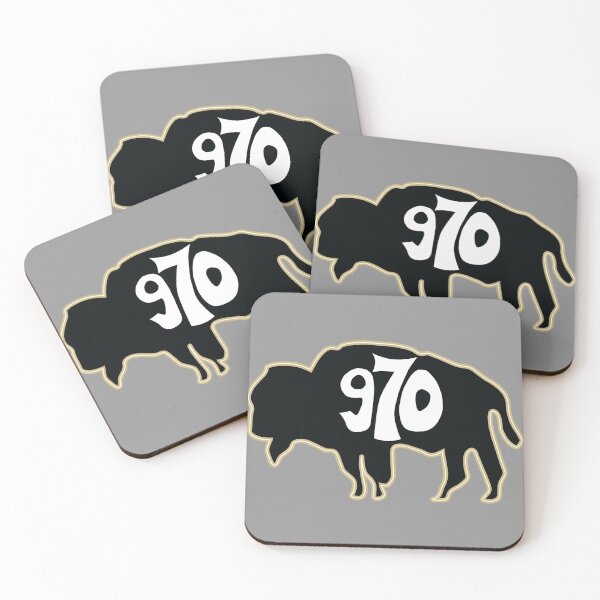 Item preview, Hand Drawn Colorado Buffalo 970 Area Code designed and sold by itsrturn.