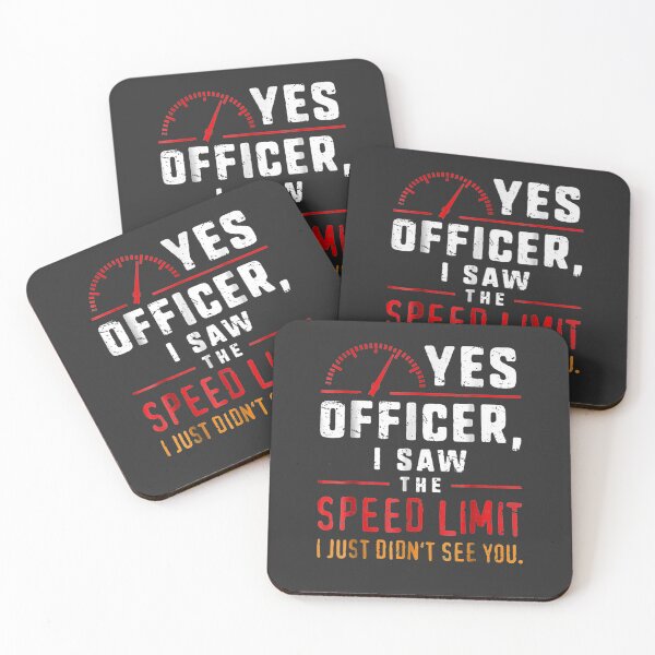 Item preview, Yes Officer Speeding For Car Enthusiasts & Mechanics designed and sold by LillianHee.