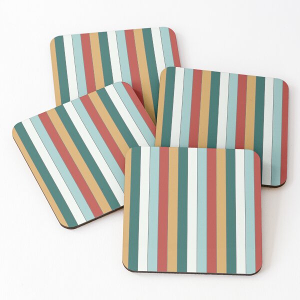 Item preview, Vertical striped pattern of different colors designed and sold by With My Hands By K.