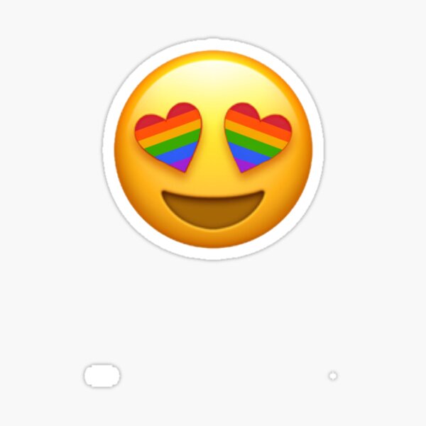 Sticker Schwule Flagge Emoji Redbubble