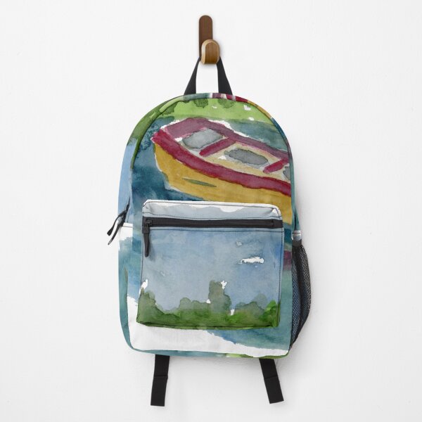 Item preview, Solitude. Watercolor landscape. Canoe landscape designed and sold by Eugenia Alvarez.