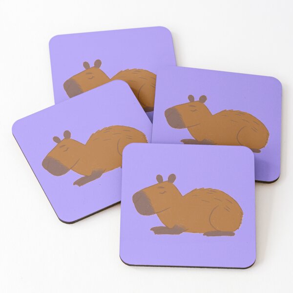 Item preview, Sleepy capybara designed and sold by anne-moore.