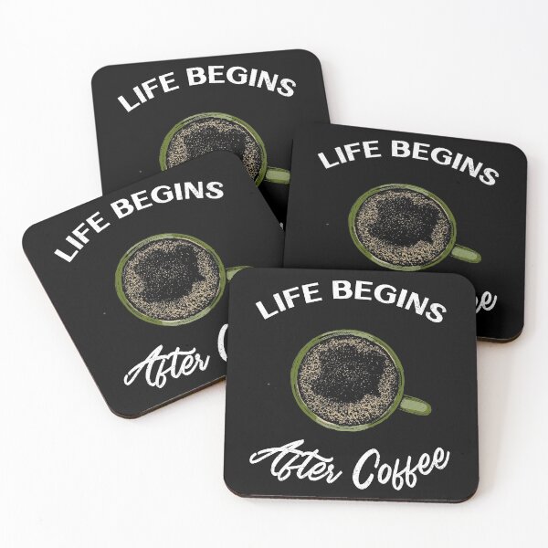 Item preview, Life Begins With Coffee designed and sold by TFM-Novelties.