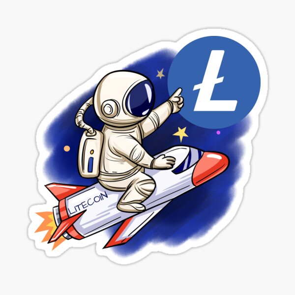 Artikel-Vorschau von Litecoin LTC Astronaut, designt und verkauft von Bitcoin-Fashion.