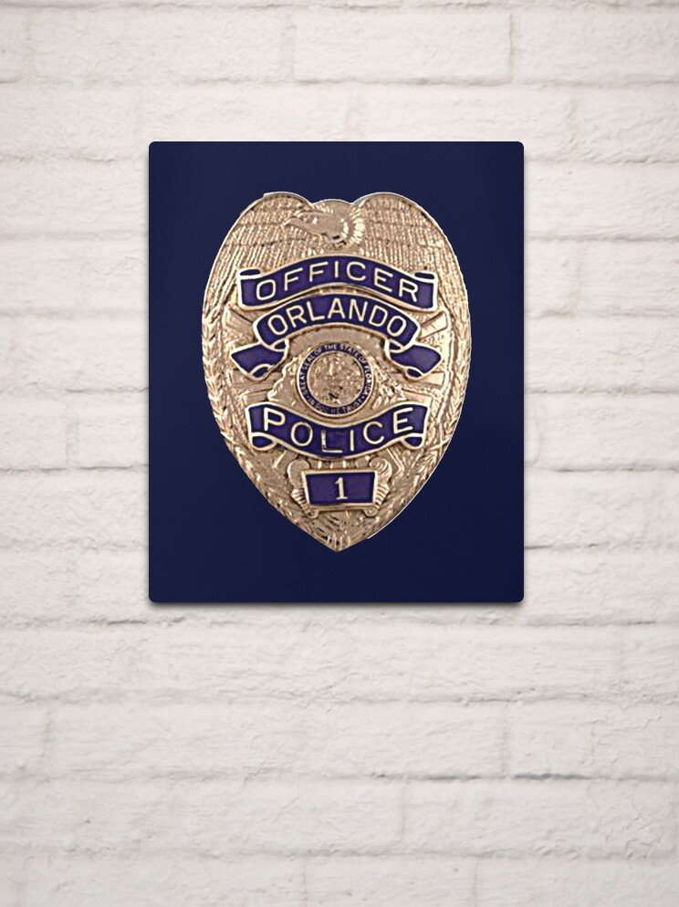 Police to Serve and Protect Patches, Gold / One Size