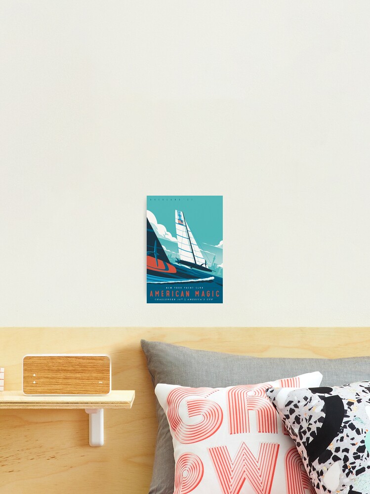 America's Cup - American Magic Poster - Auckland 2021 | Canvas Print