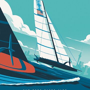 America's Cup - American Magic Poster - Auckland 2021 | Poster