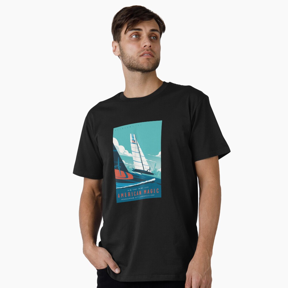 America's Cup American Magic Poster Auckland 2021 Premium T-Shirt
