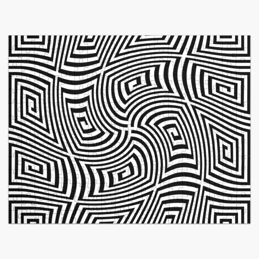 Optical Illusions,  ur,jigsaw_puzzle_252_piece_flatlay,square_product,1000x1000-bg,f8f8f8