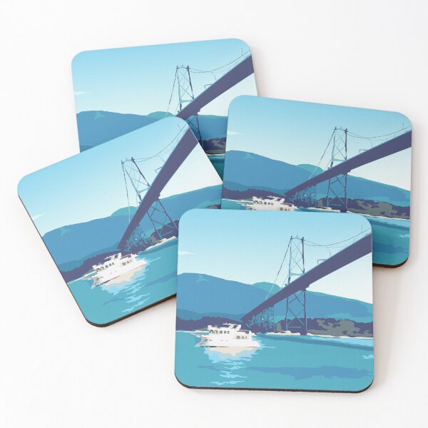 Item preview, Travel Series - Vancouver - Lions Gate Bridge designed and sold by MariahsGallery.
