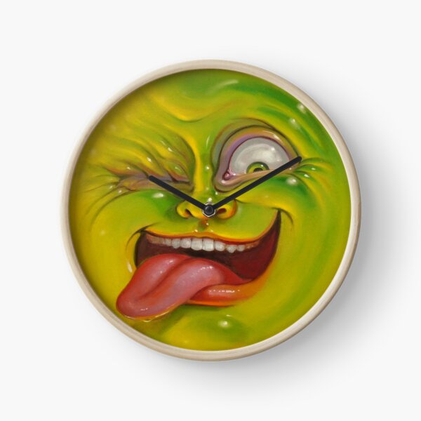 Green Jelly Head Clock