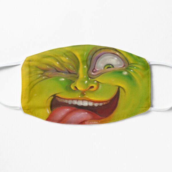 Green Jelly Head Flat Mask