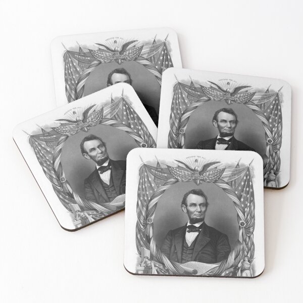 Item preview, President Abraham Lincoln Memorial Engraving designed and sold by warishellstore.