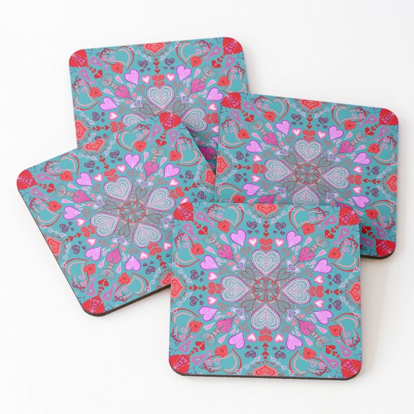 Item preview, Valentines on Light Teal designed and sold by MamaODea.