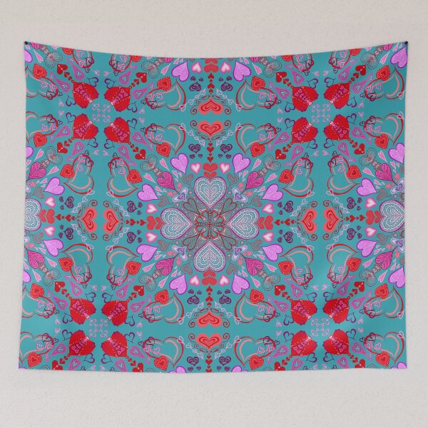 Item preview, Valentines on Light Teal designed and sold by MamaODea.