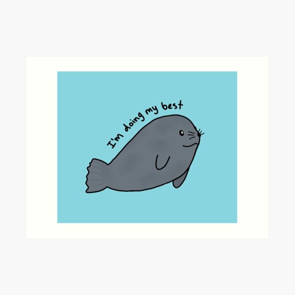 Download Chonky Animals Art Prints Redbubble