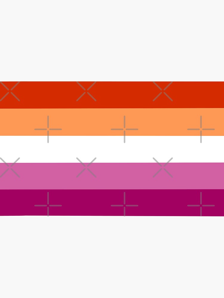 Lesbian Pride Flag Sticker For Sale By Nyxfn Redbubble