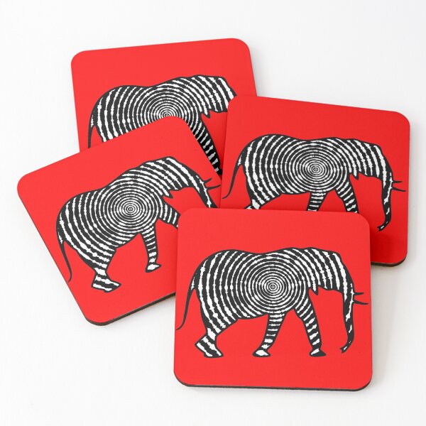 Item preview, Elephant Art - Trippy Animal Art - Hypnotize designed and sold by ChurchOfDog.