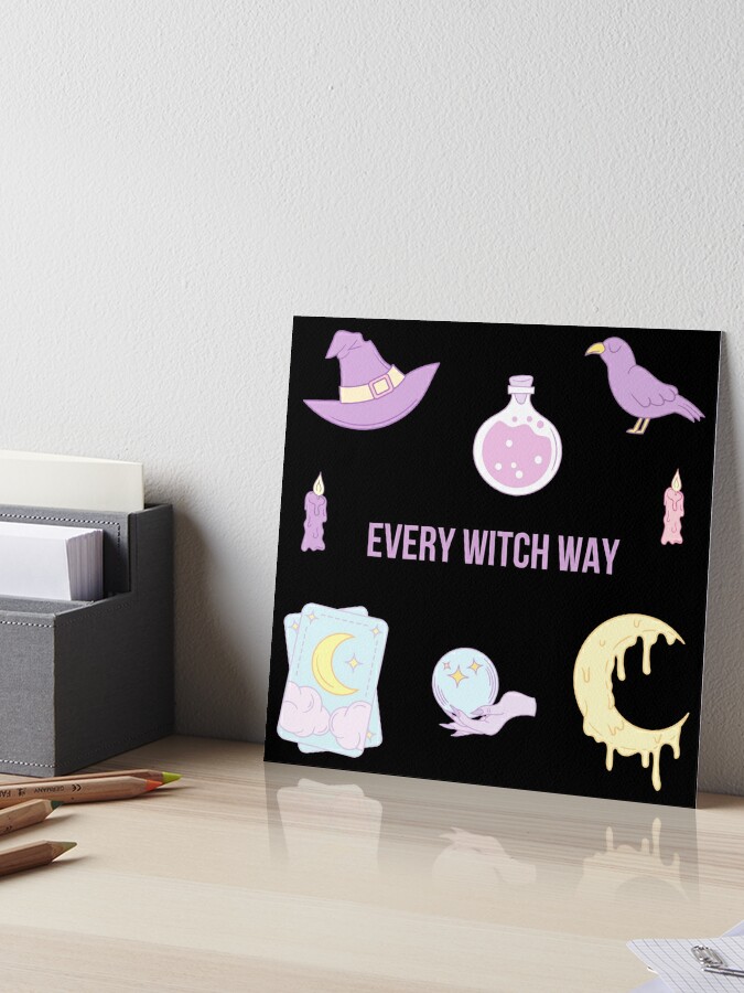 Witch Stuff Sticker Pack, Witch Pack, Witchy Woman, Just Like Magic,  Sorceress Tools, Pastel Witch Aesthetic Art Board Print for Sale by  Black11Flamingo