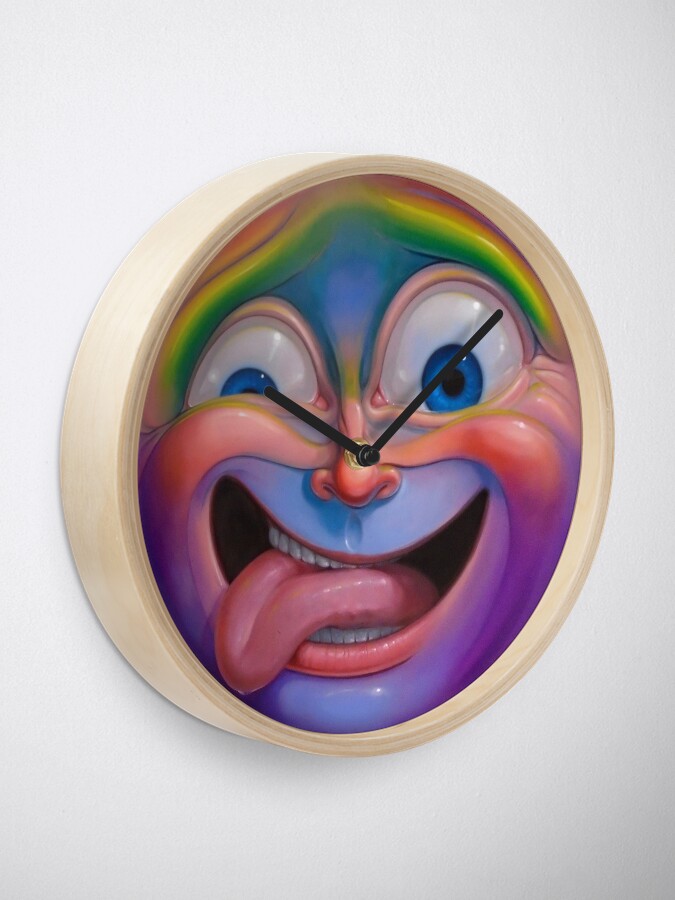 Alternate view of Crazy Face Clock