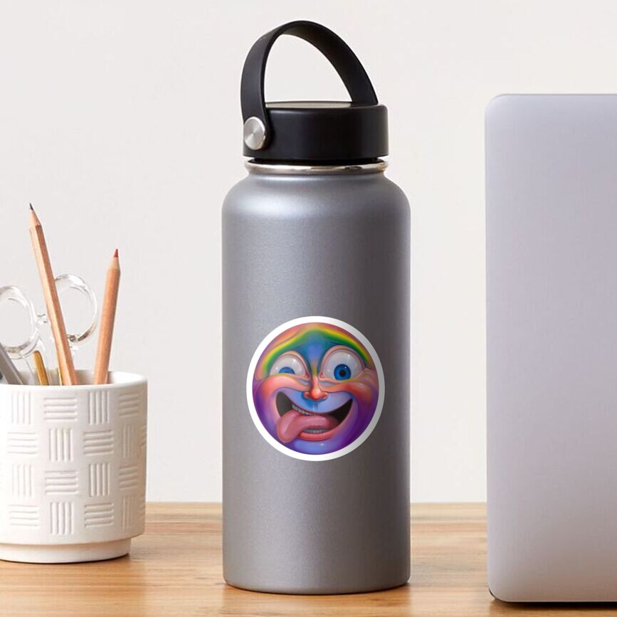 Crazy Face Sticker