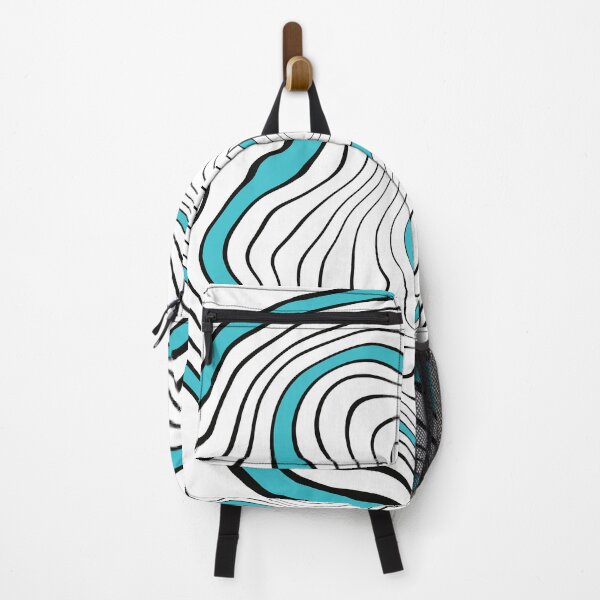 Item preview, Black and and turquoise marbling pattern designed and sold by SJAPhoto.