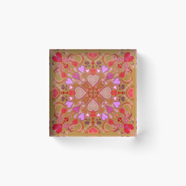 Item preview, Valentines on Deep Gold designed and sold by MamaODea.