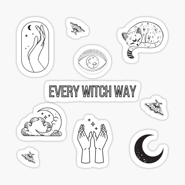 Witch Stuff Sticker Pack, Witch Pack, Witchy Woman, Just Like Magic,  Sorceress Tools, Pastel Witch Aesthetic Art Board Print for Sale by  Black11Flamingo