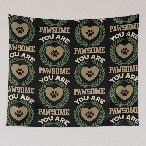 Item preview, You Are Pawsome | Pet Valentine designed and sold by GravitiTees.