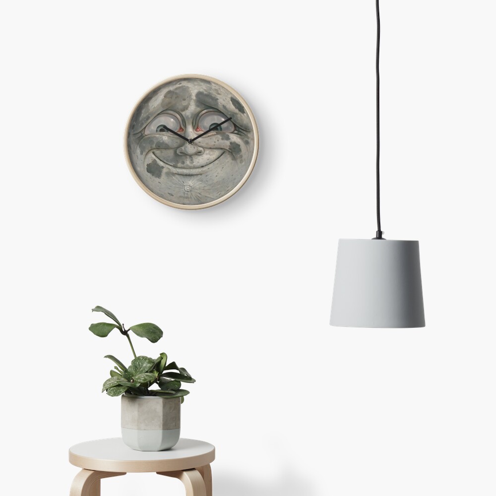Moon Face Clock
