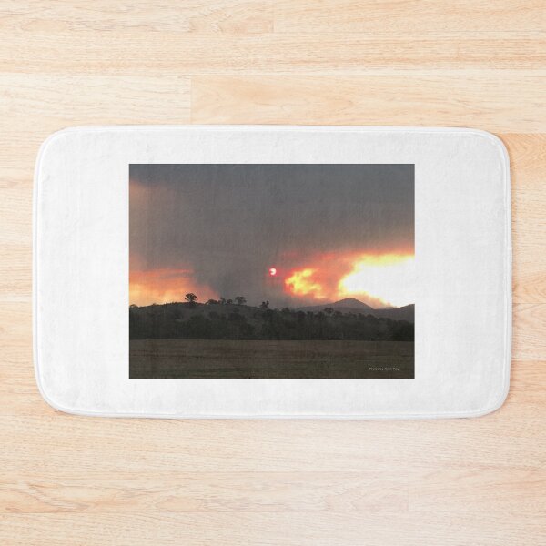 Item preview, Sunset on the Monaro 27 January 2020, This is the setting sun through a bushfire , one of the worst fires in the area. designed and sold by RogerRoy.