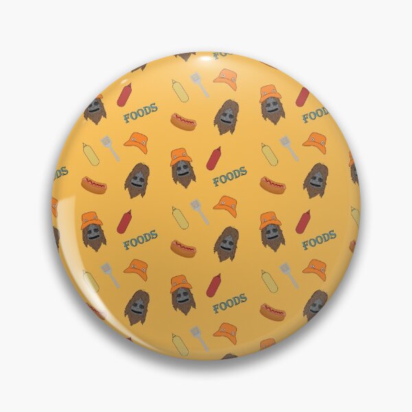 Item preview, Big lez show food pattern funny cute orange hat, hotdog sticker pack , druggo , funny cute big lez show  designed and sold by SGS-.