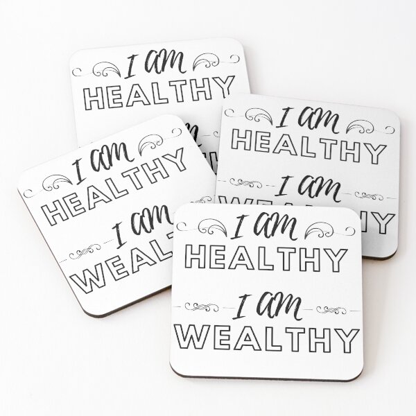 Item preview, I am healthy I am wealthy designed and sold by LoveTreats.