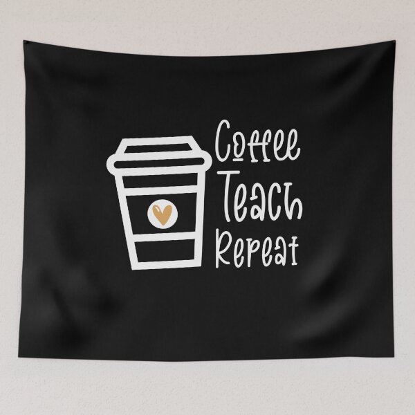 Item preview, Coffee Teach Repeat designed and sold by faudeltn.