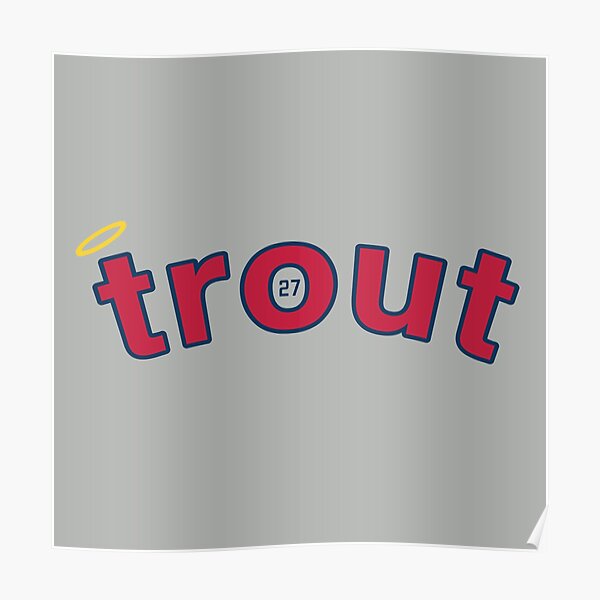  Mike Trout Baseball Player Poster 6 Posters Art Print Wall  Photo Paint Poster Hanging Picture Family Bedroom Decor Gift  08x12inch(20x30cm): Posters & Prints