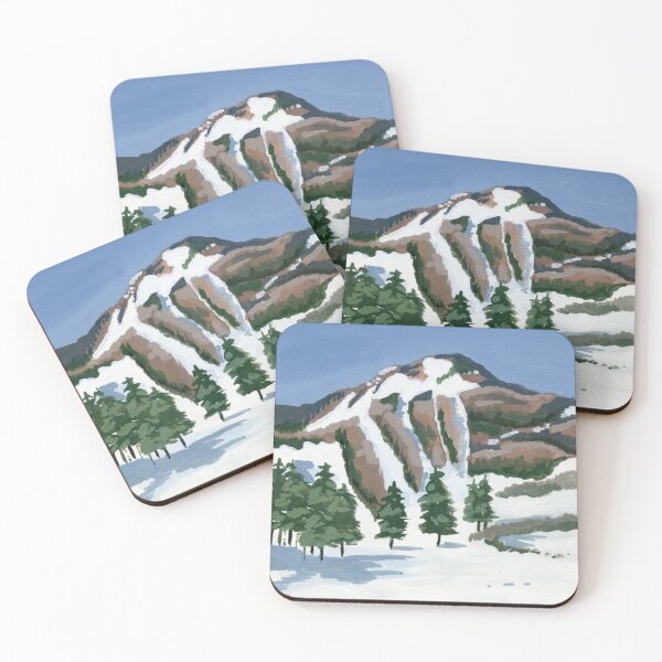 Item preview, Hunter Ski Mountain Painting designed and sold by alexkmosdesigns.