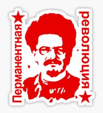 Leo Trotzki Permanente Revolution Sticker