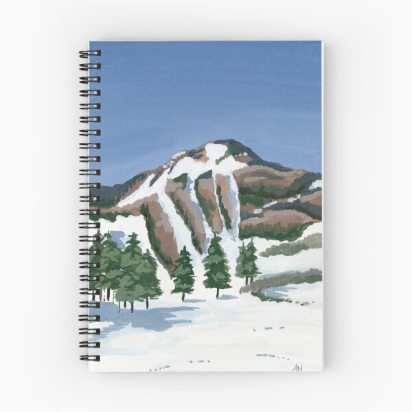 Item preview, Hunter Ski Mountain Painting designed and sold by alexkmosdesigns.