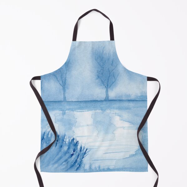 Item preview, Blue Landscape. Serene Watercolor Landscape designed and sold by Eugenia Alvarez.