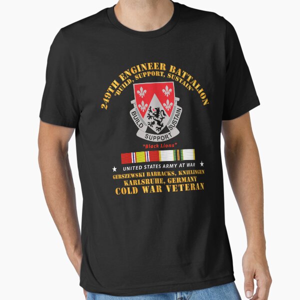 Item preview, Army - 249th Engineer Bn - Karlsruhe, Germany w COLD SVC designed and sold by Military Insignia Products.