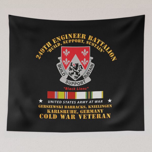 Item preview, Army - 249th Engineer Bn - Karlsruhe, Germany w COLD SVC designed and sold by Military Insignia Products.