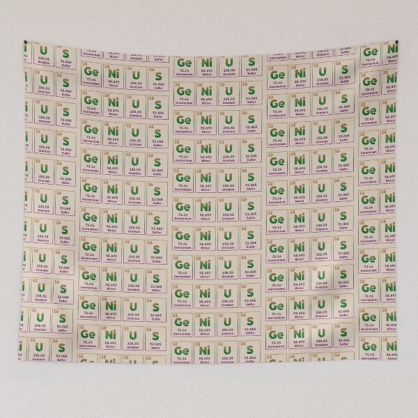 Item preview, GENIUS Periodic table (distressed) designed and sold by siggyspatsky.