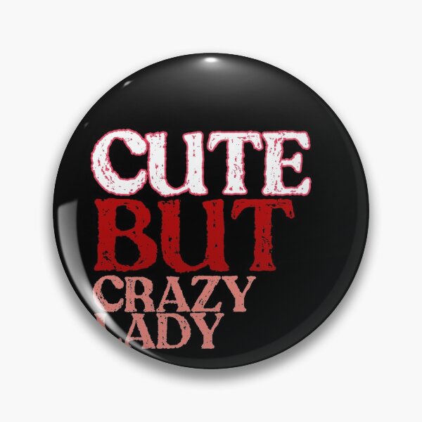 Item preview, Cute But Crazy Lady Funny T-Shirts designed and sold by Magic-Offers.