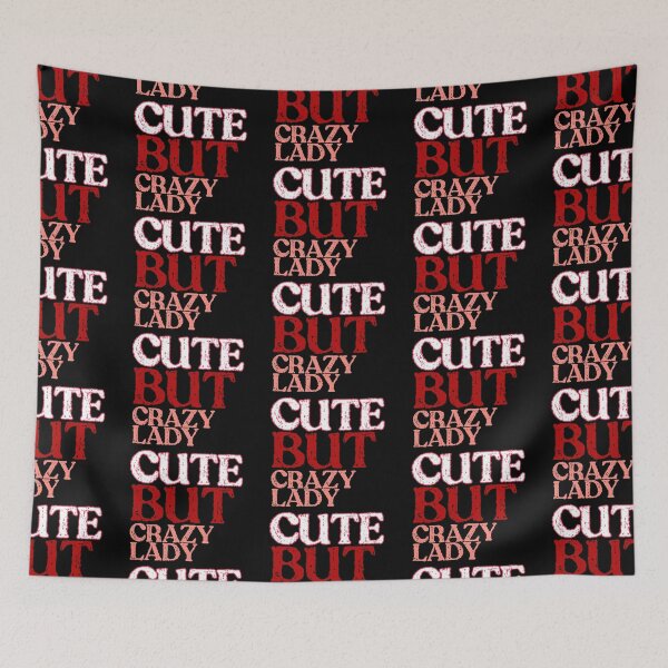 Item preview, Cute But Crazy Lady Funny T-Shirts designed and sold by Magic-Offers.