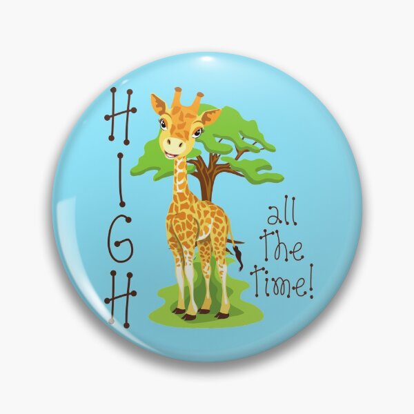Item preview, HIGH all the Time! (on Blue) designed and sold by PawsitiveMum.