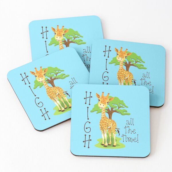Item preview, HIGH all the Time! (on Blue) designed and sold by PawsitiveMum.